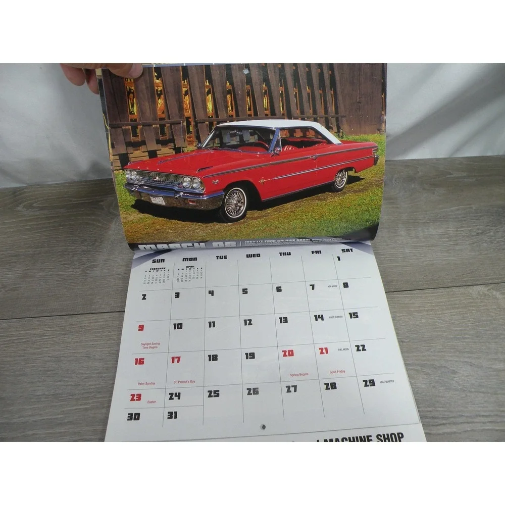 NAPA Hot Muscle Machines 2008 Calendar‎ Classic Cars Advertising Havana Auto